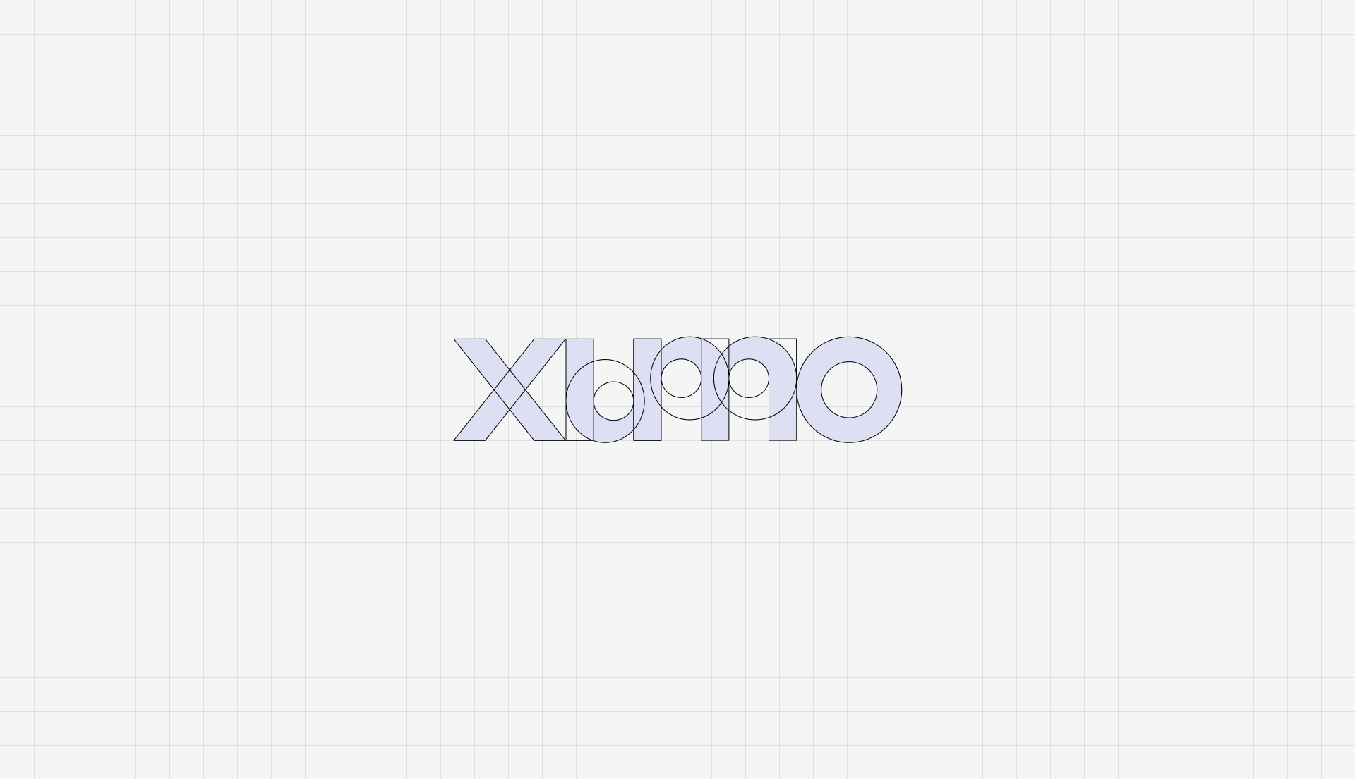 Xumo logo building blocks