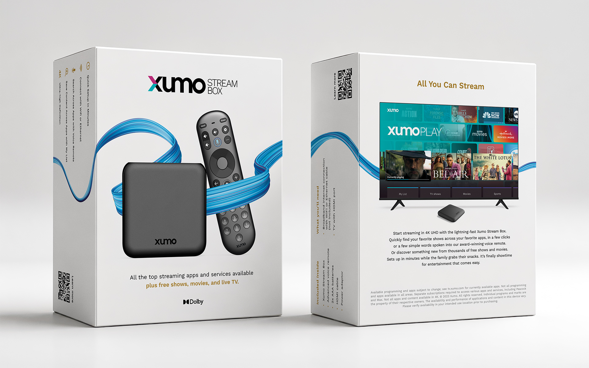 Xumo Stream Box packaging